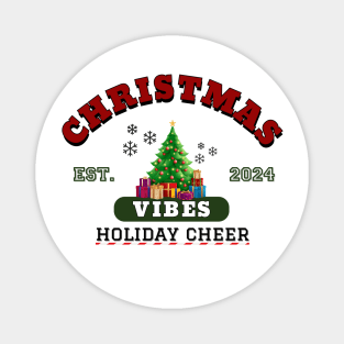 Retro christmas vibes Magnet